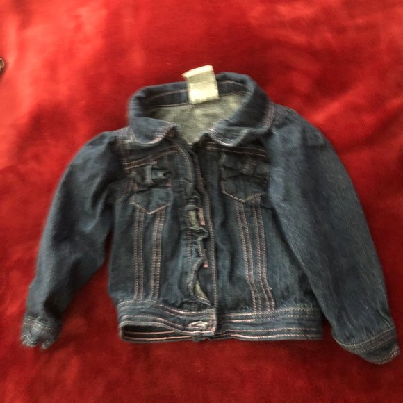 Girl's 24 Months Blue Jean Jacket - Picture 1 of 5